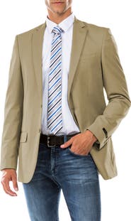 ZEGARIE Solid Notch Collar Long Sleeve Jacket