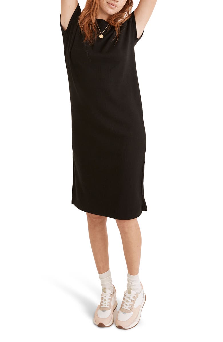 Madewell Ribbed Muscle Tank Dress, Main, color,