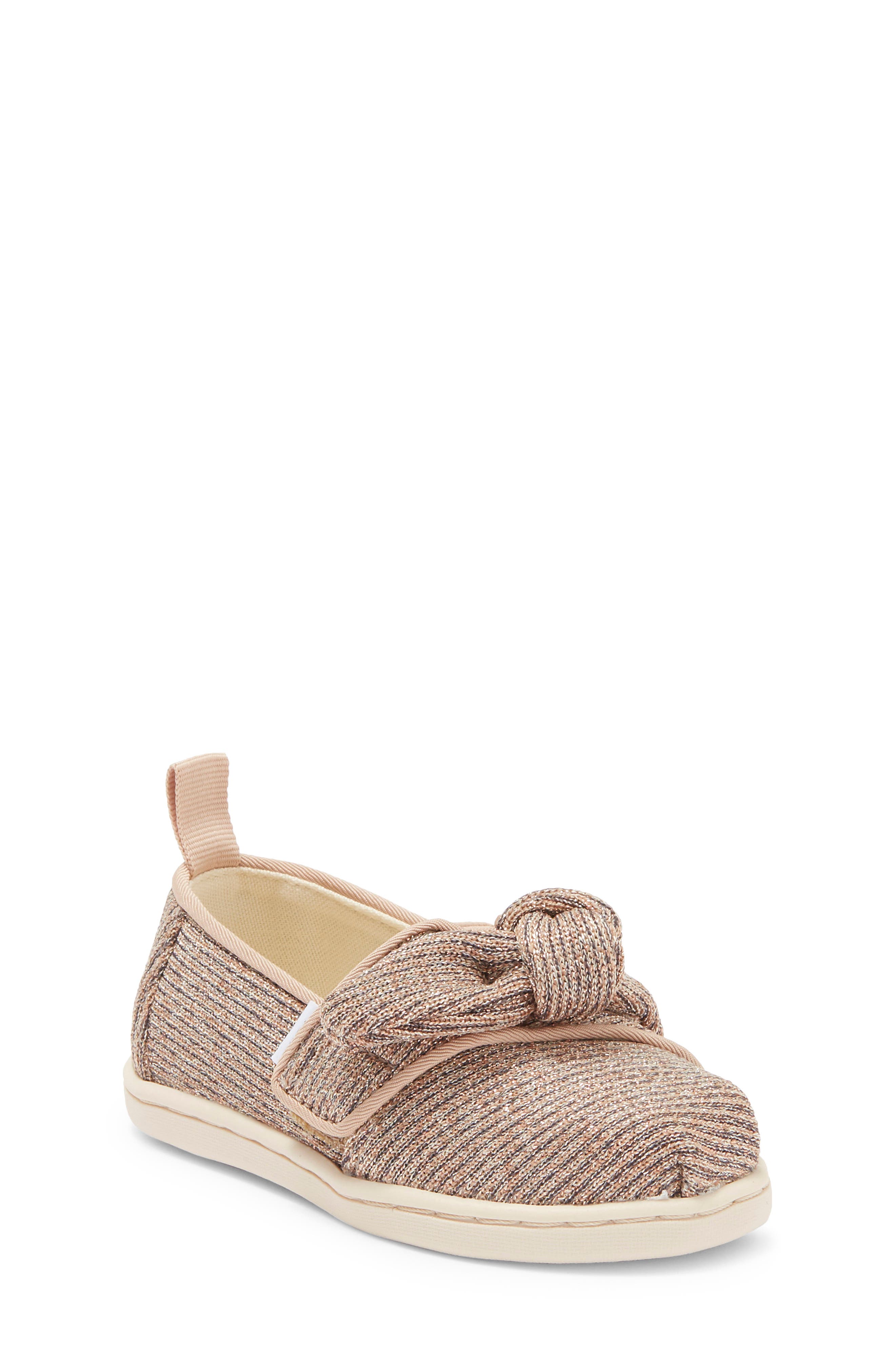 TOMS Kids' Sparkle Alpagrata Slip-On, Main, color, 