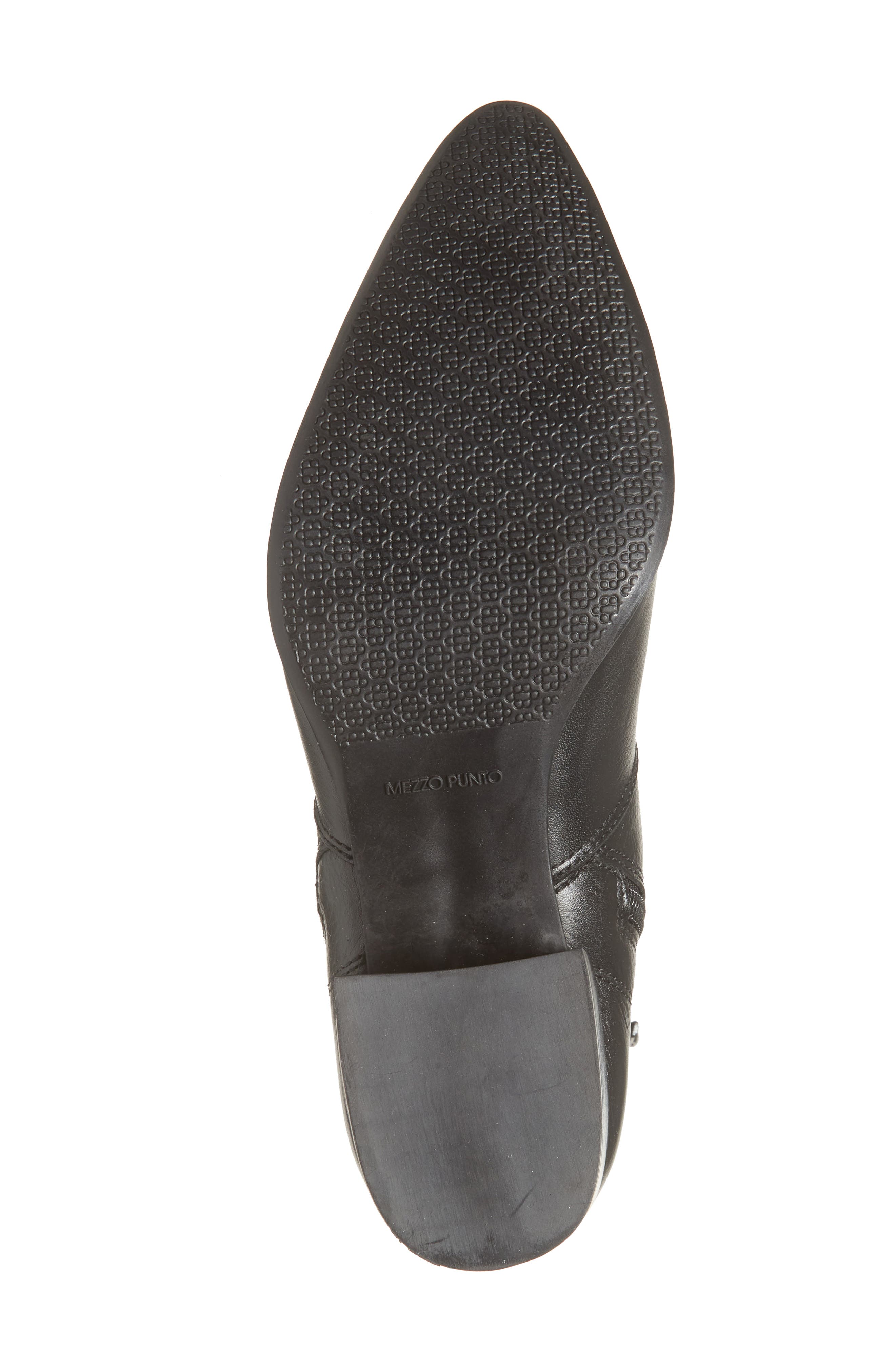 Chocolat Blu Leyla Block Heel Bootie, Alternate, color, Black Leather