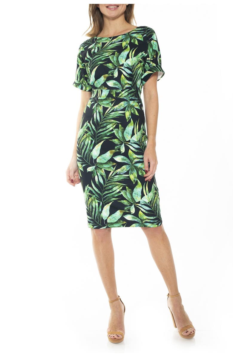 Alexia Admor Dolman Sleeve Sheath Dress, Main, color, 