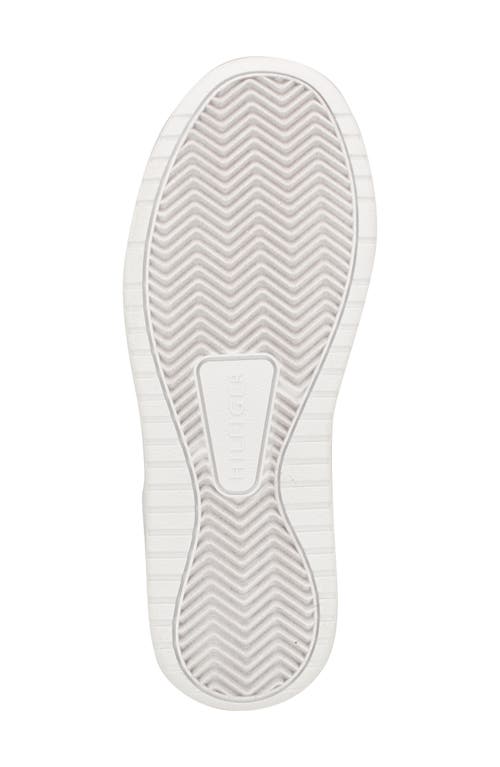 Tommy Hilfiger Women's Twigye Casual Lace Up Sneakers In White/argento