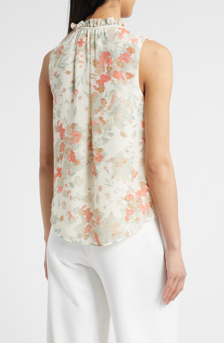 Anne Klein Tie Neck Sleeveless Top, Alternate, color, 