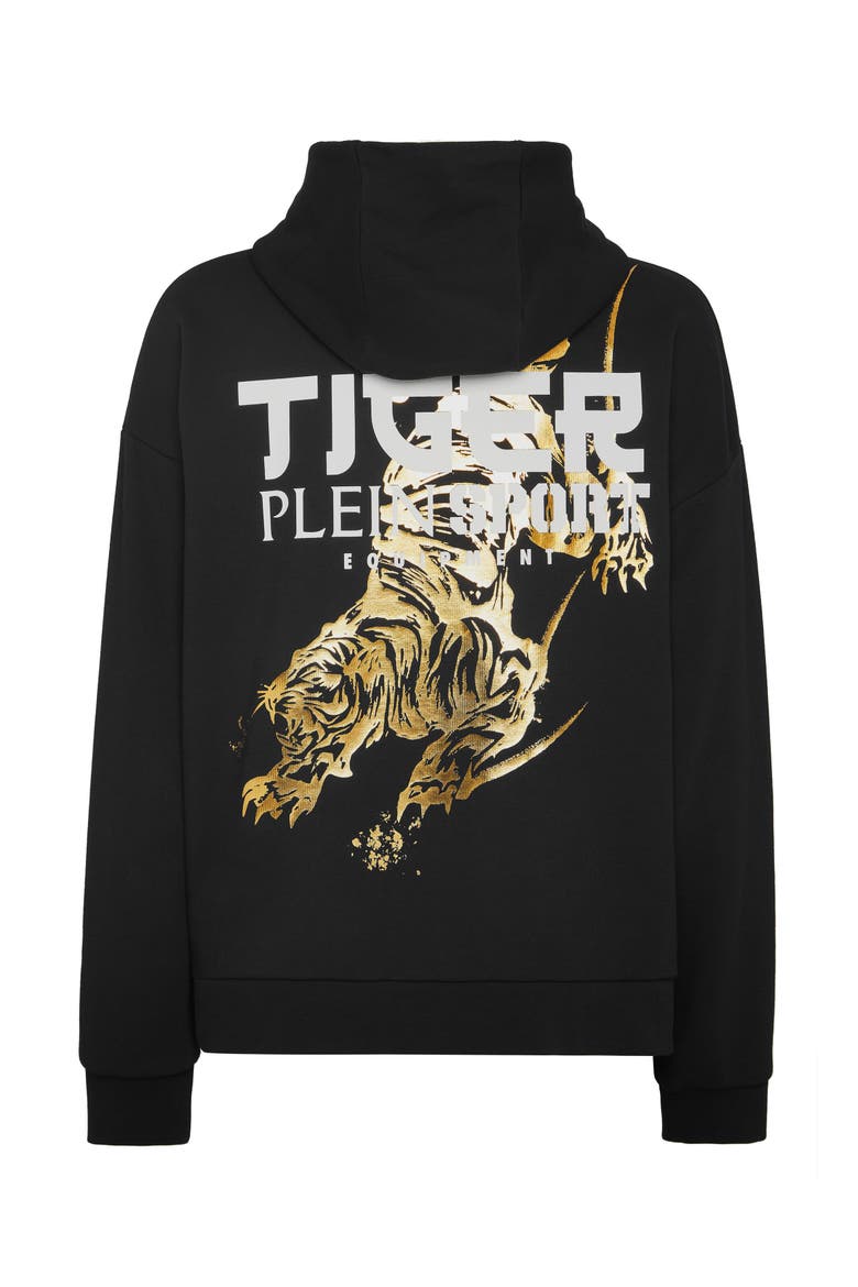 Hooded Sweatshirt Tiger Tokyo Men, Alternate, color, black/lightgold