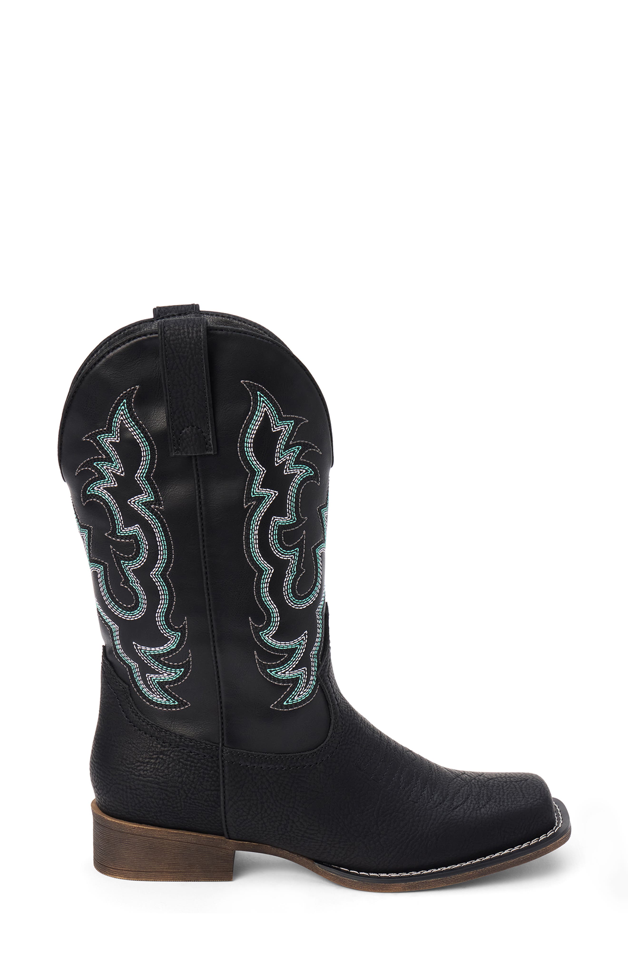 Rowdy Western Boot, Alternate, color, BLACK