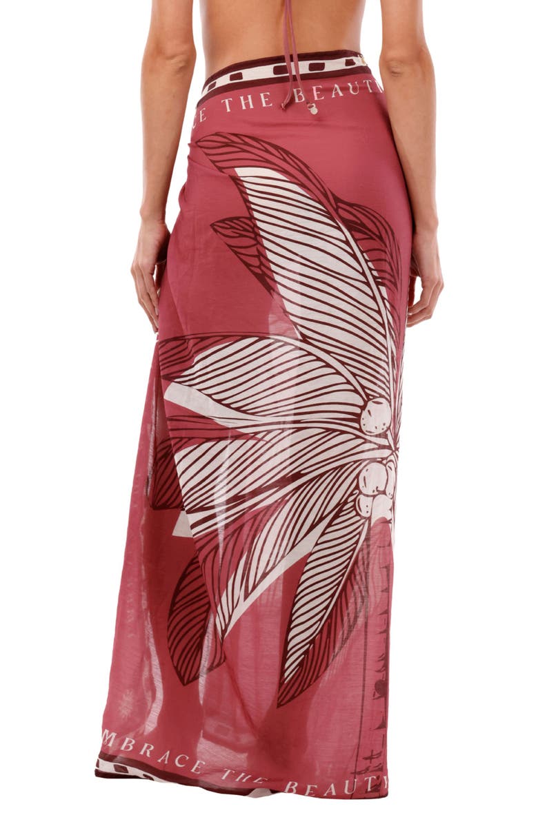 MALAI Tropical Wine The Must Cover-Up Pareo, Alternate, color, Tropical Wine