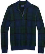 vineyard vines Kids' Blackwatch Boathouse Quarter Zip Pullover