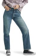 Lee Rider Classic Mid Rise Straight Leg Jeans