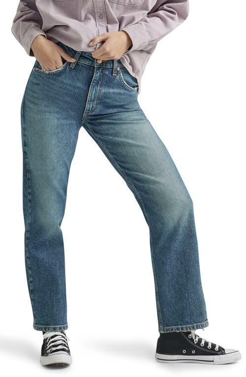 Lee Rider Classic Straight Leg Jeans In Blue
