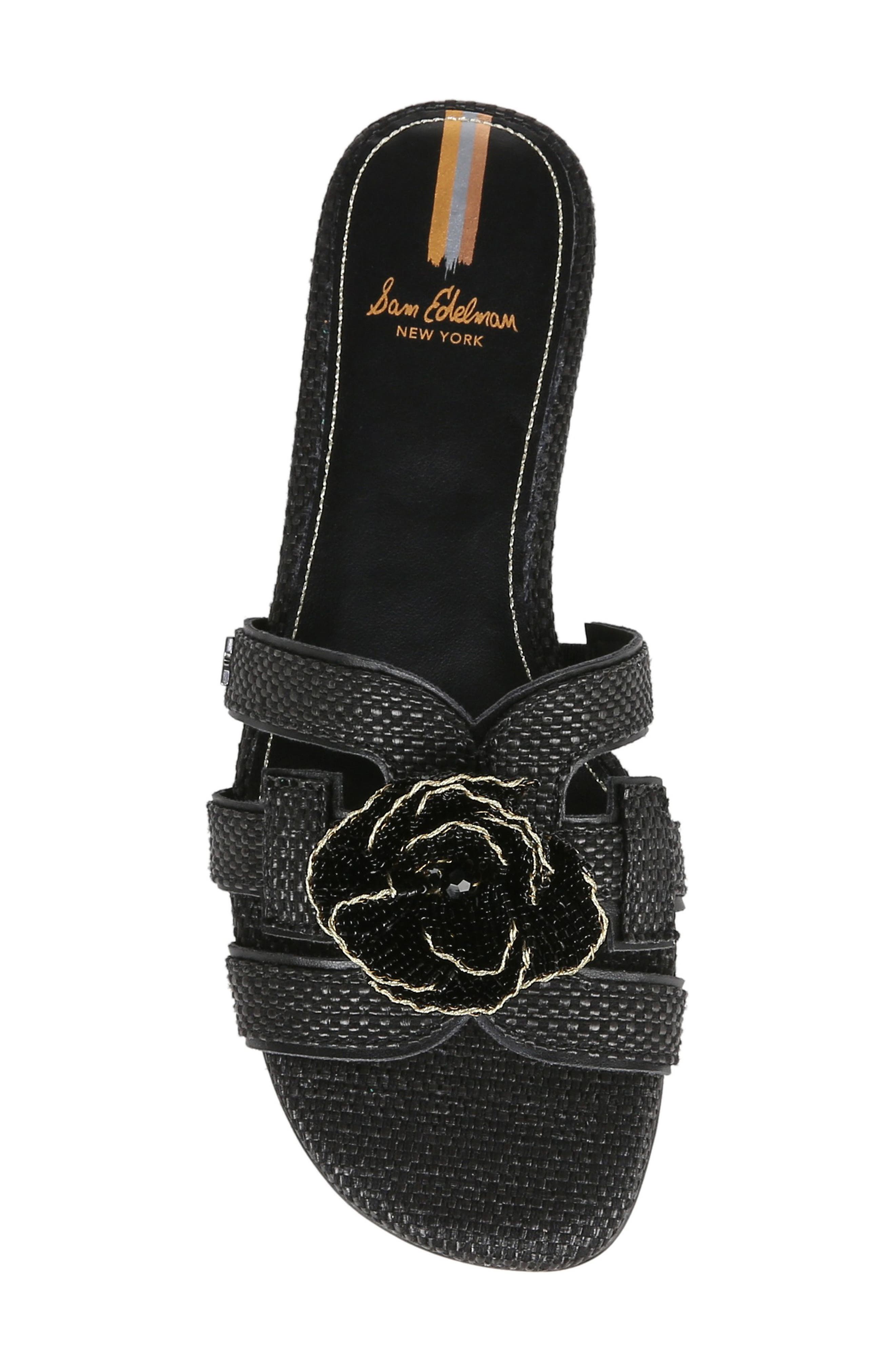 Sam Edelman Bay Flora Cutout Slide Sandal, Alternate, color, 