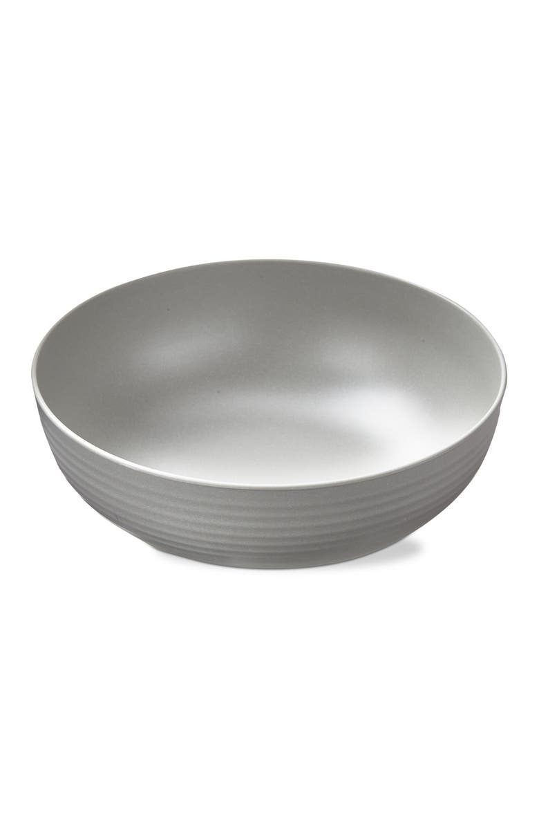 tag Light Grey Brooklyn Melamine Serving Bowl Dishwasher Safe, Main, color, Gray