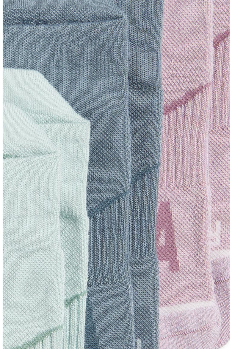 Run Assorted 3-Pack No-Show Socks, Alternate, color, SAGE / SLATE BLUE