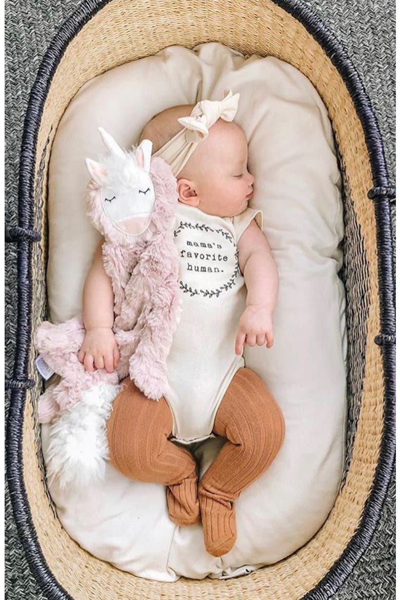 Mama's Favorite Human Organic Cotton Bodysuit, Alternate, color, NATURAL