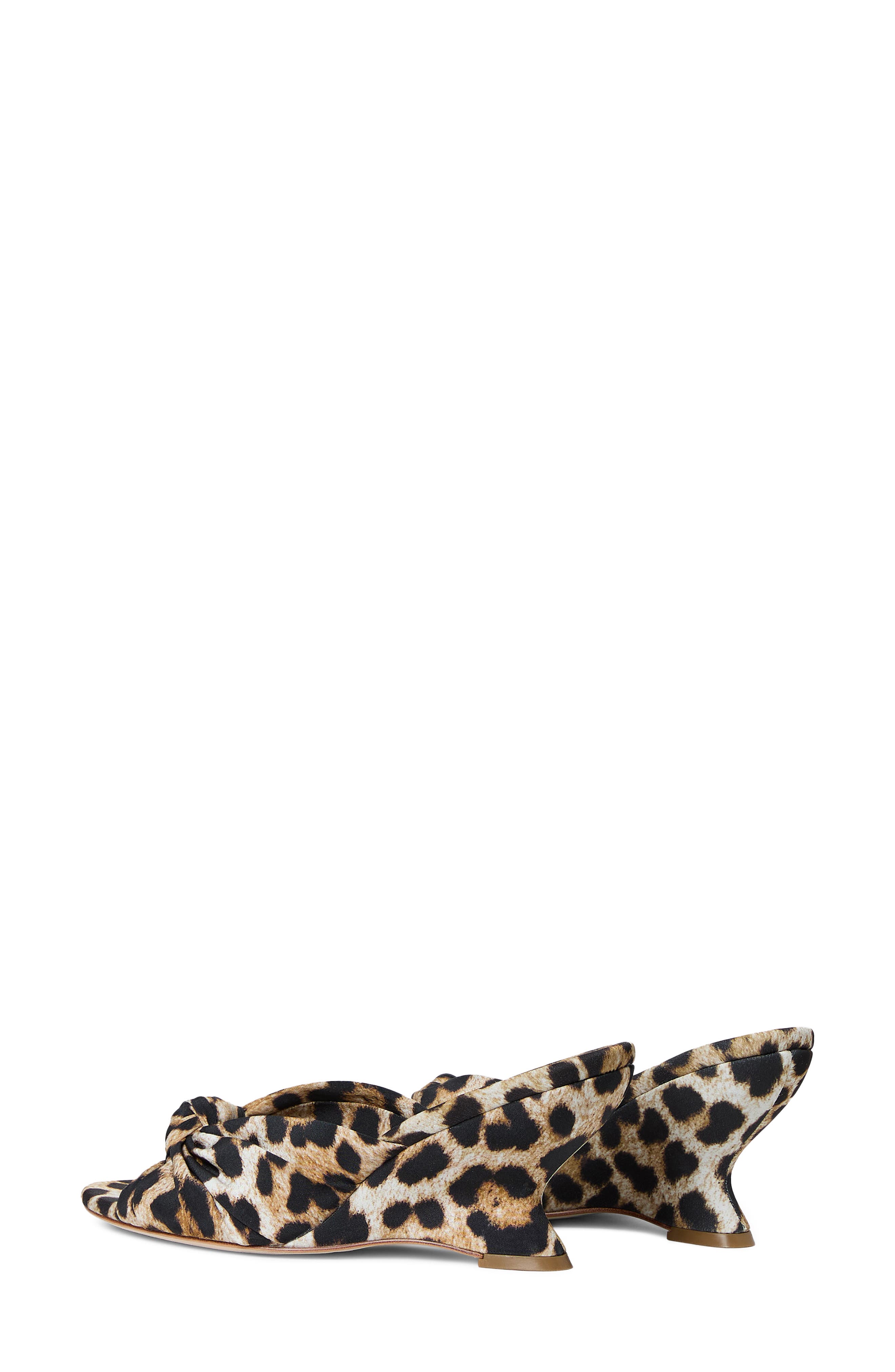 Loeffler Randall Marsy Angled Wedge Sandal, Alternate, color, Leopard
