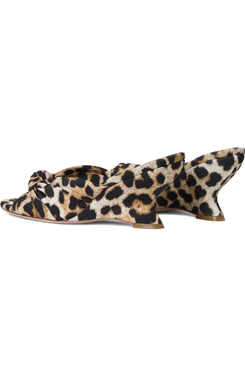 Loeffler Randall Marsy Angled Wedge Sandal, Alternate, color, Leopard