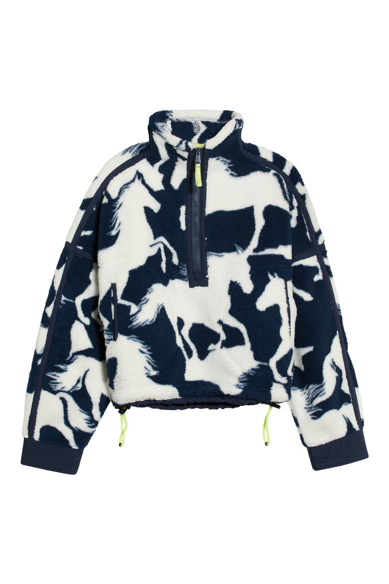 FP Movement Mountain High Quarter Zip Top, Alternate, color, WILD HORSES NAVY COM