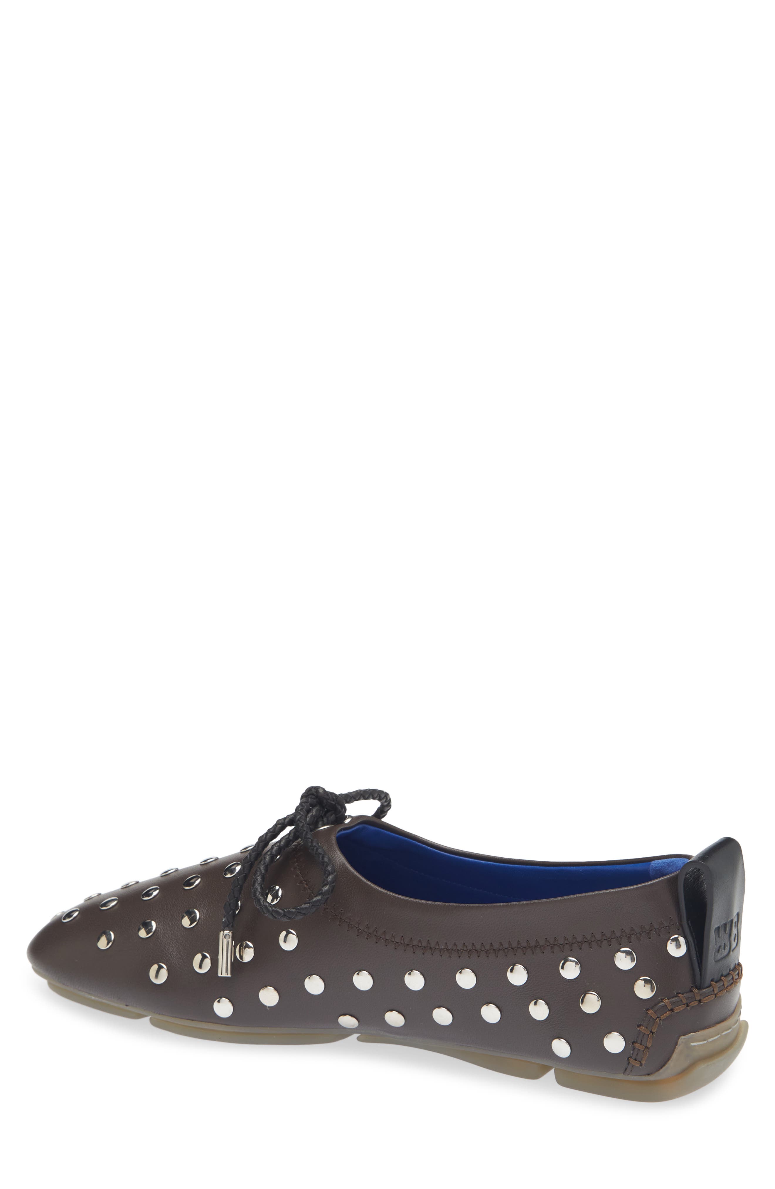Wales Bonner Chakra Ballet Flat, Alternate, color, Dark Brown