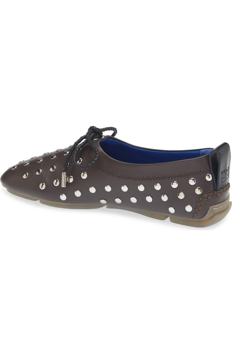 Wales Bonner Chakra Ballet Flat, Alternate, color, Dark Brown