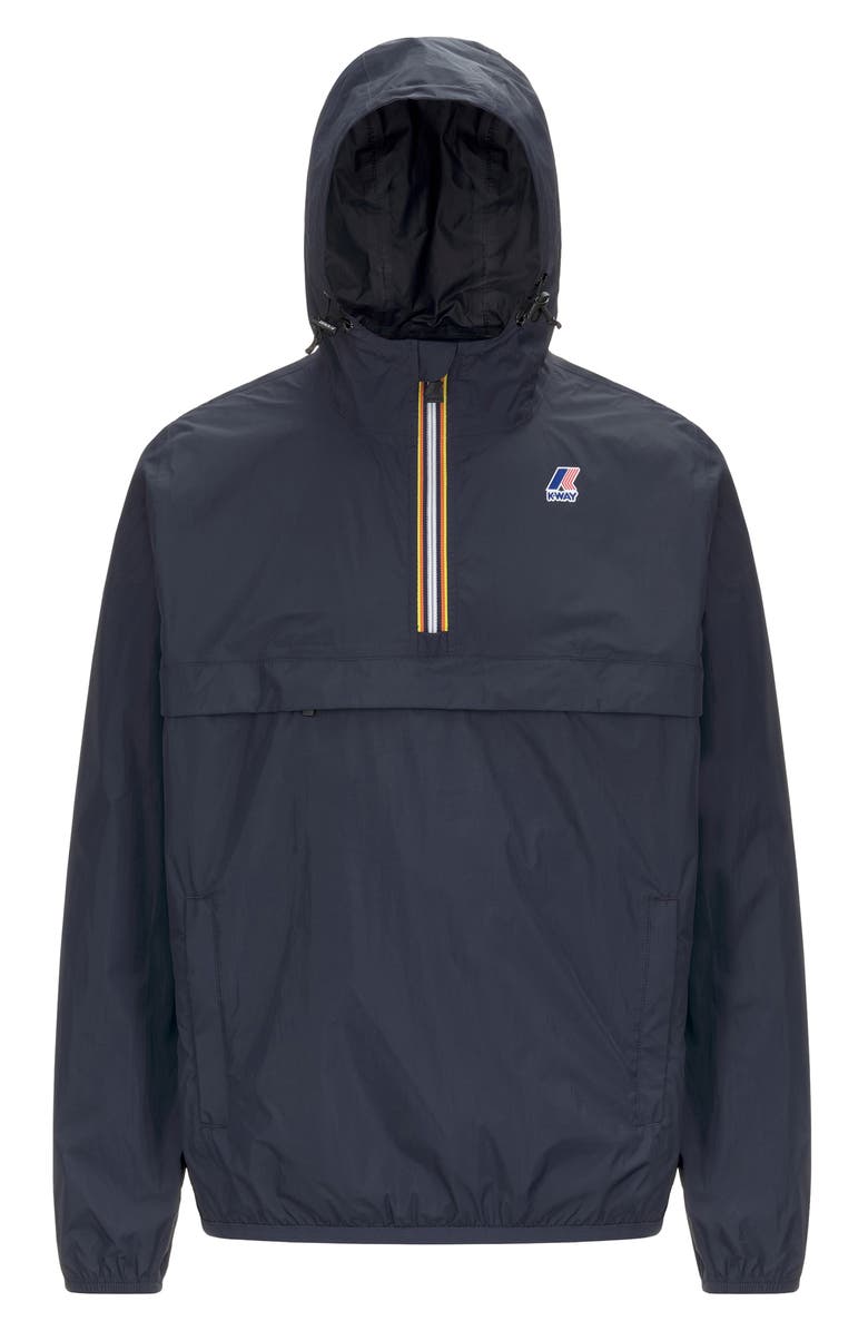 K-Way Le Vrai 4.0 Leon Water Repellent Anorak, Alternate, color, Blue Depth