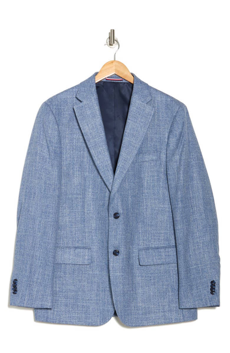 Tommy Hilfiger Solid Stretch Suit Jacket, Alternate, color, Blue