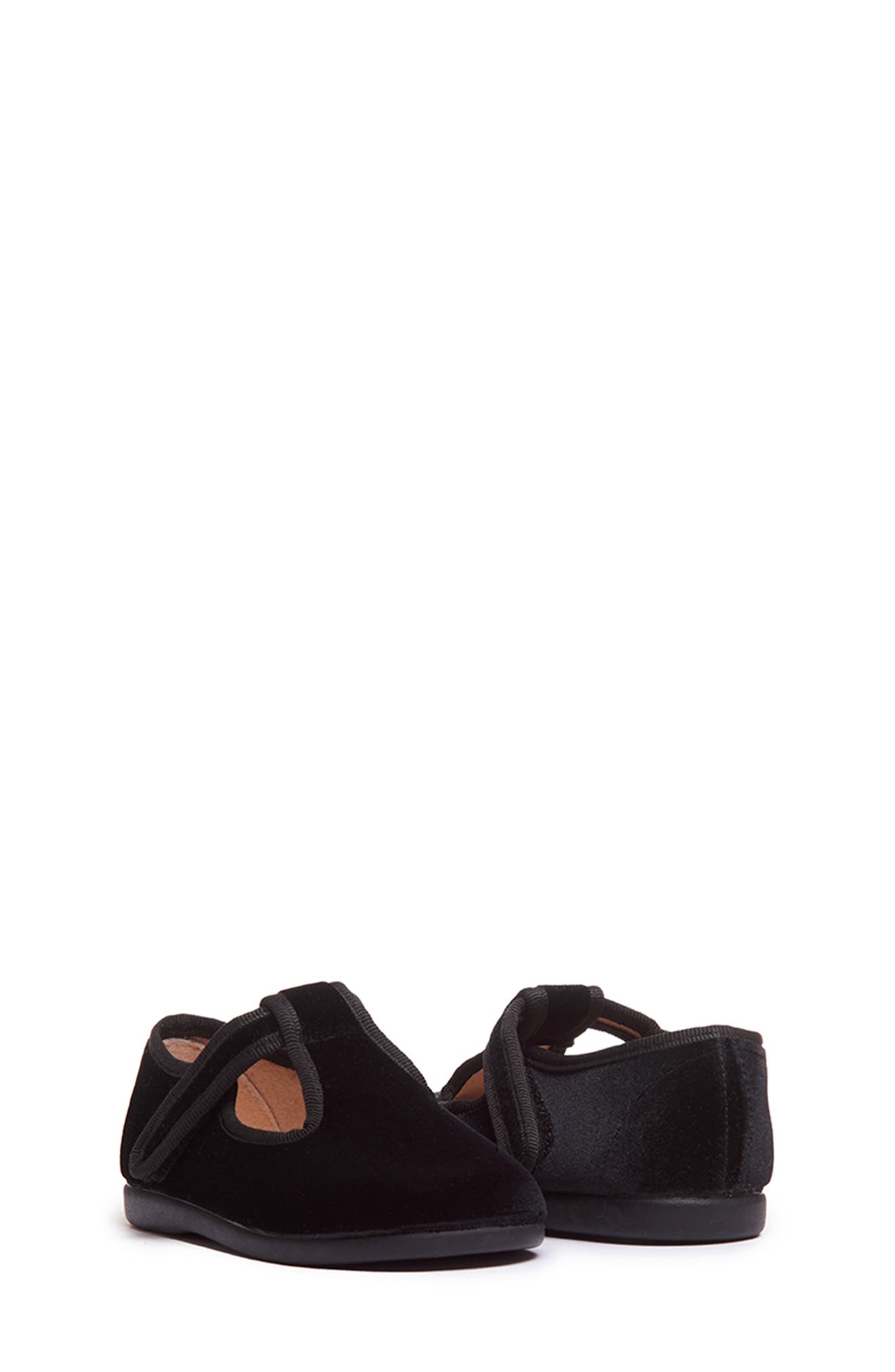 CHILDRENCHIC Kids' Velvet T-Strap Shoe, Main, color, 