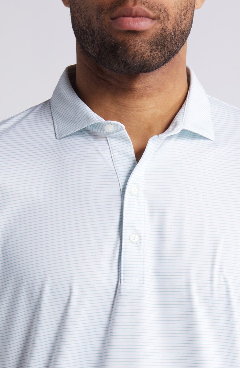johnnie-O Double Eagle Pinstripe PREP-FORMANCE Polo, Alternate, color, 