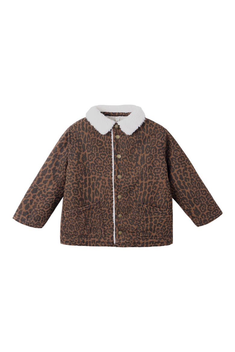 Kids' Long Chore Coat, Main, color, BROWN