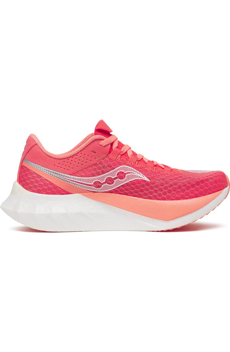 Saucony Endorphin Pro 4 Racing Shoe, Alternate, color, Coral