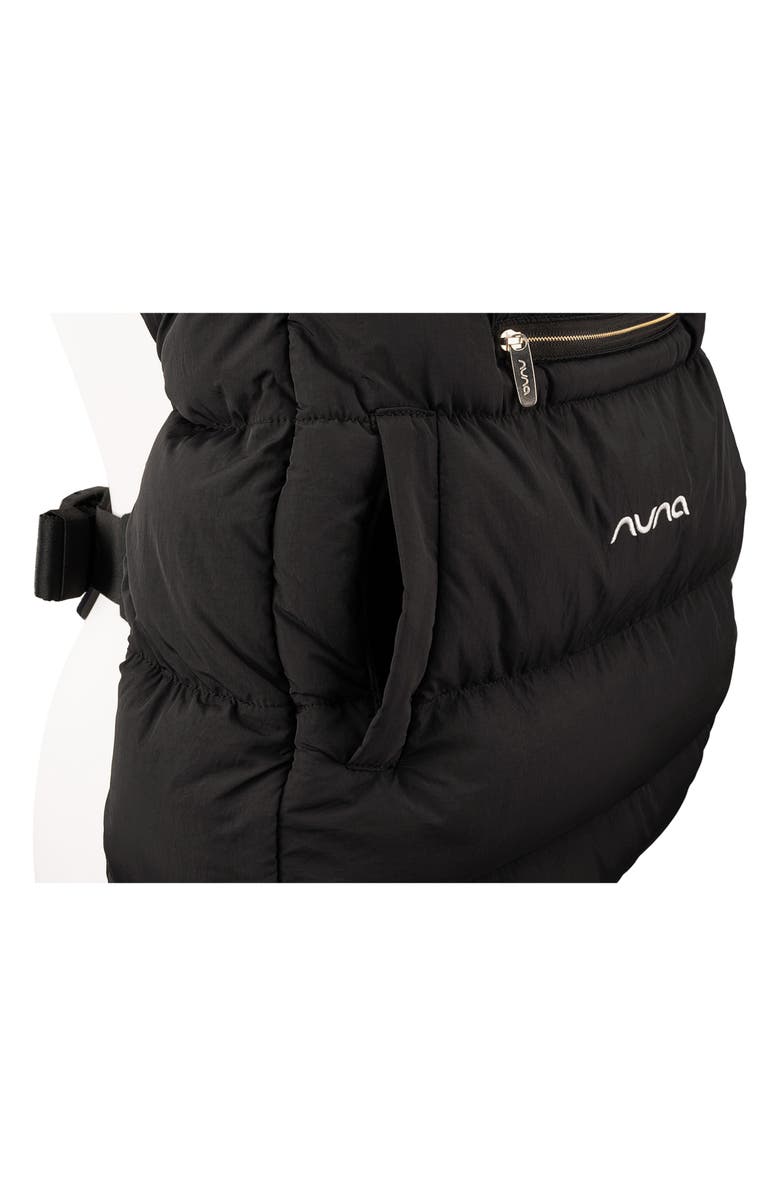 Nuna CUDL<sup>™</sup> Water Repellent Baby Carrier Winter Cover, Alternate, color, Caviar