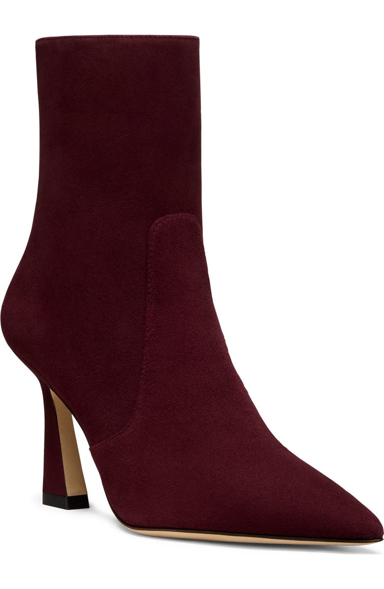 Stuart Weitzman Vinnie 85 Zip Bootie, Main, color, Boysenberry