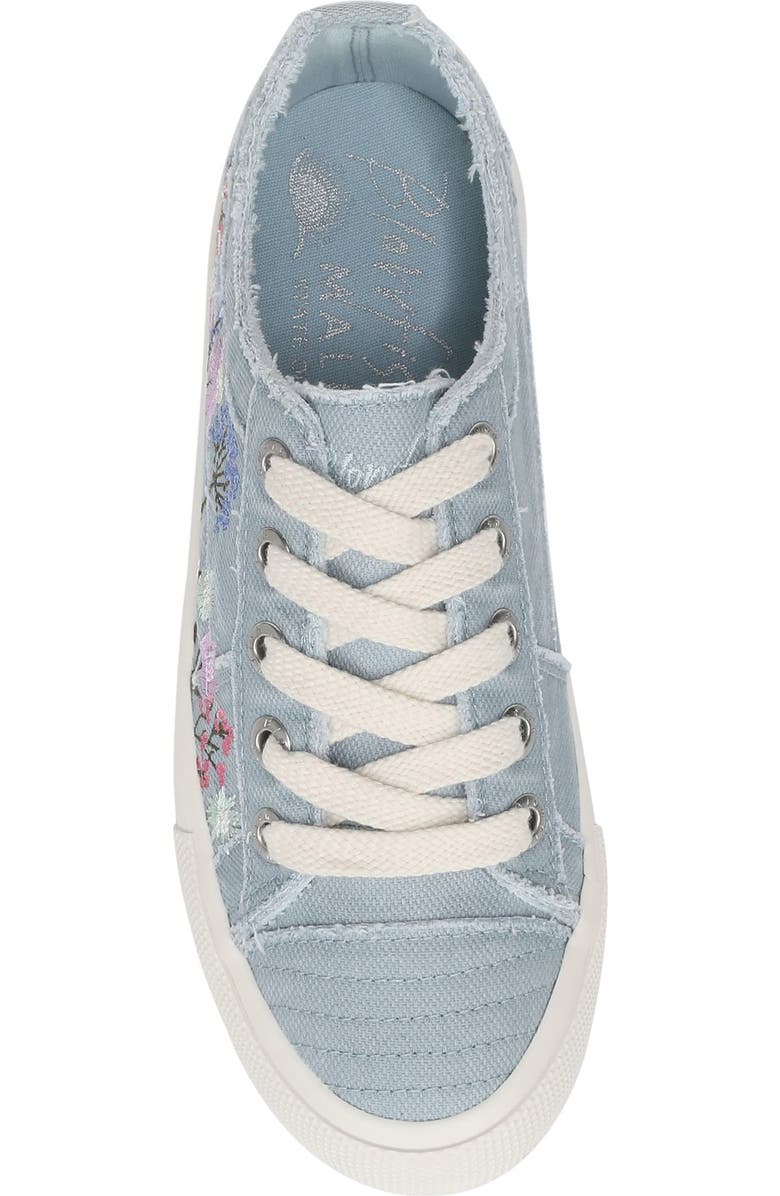 Blowfish Malibu Vivid Embroidered Canvas Platform Sneaker, Alternate, color,
