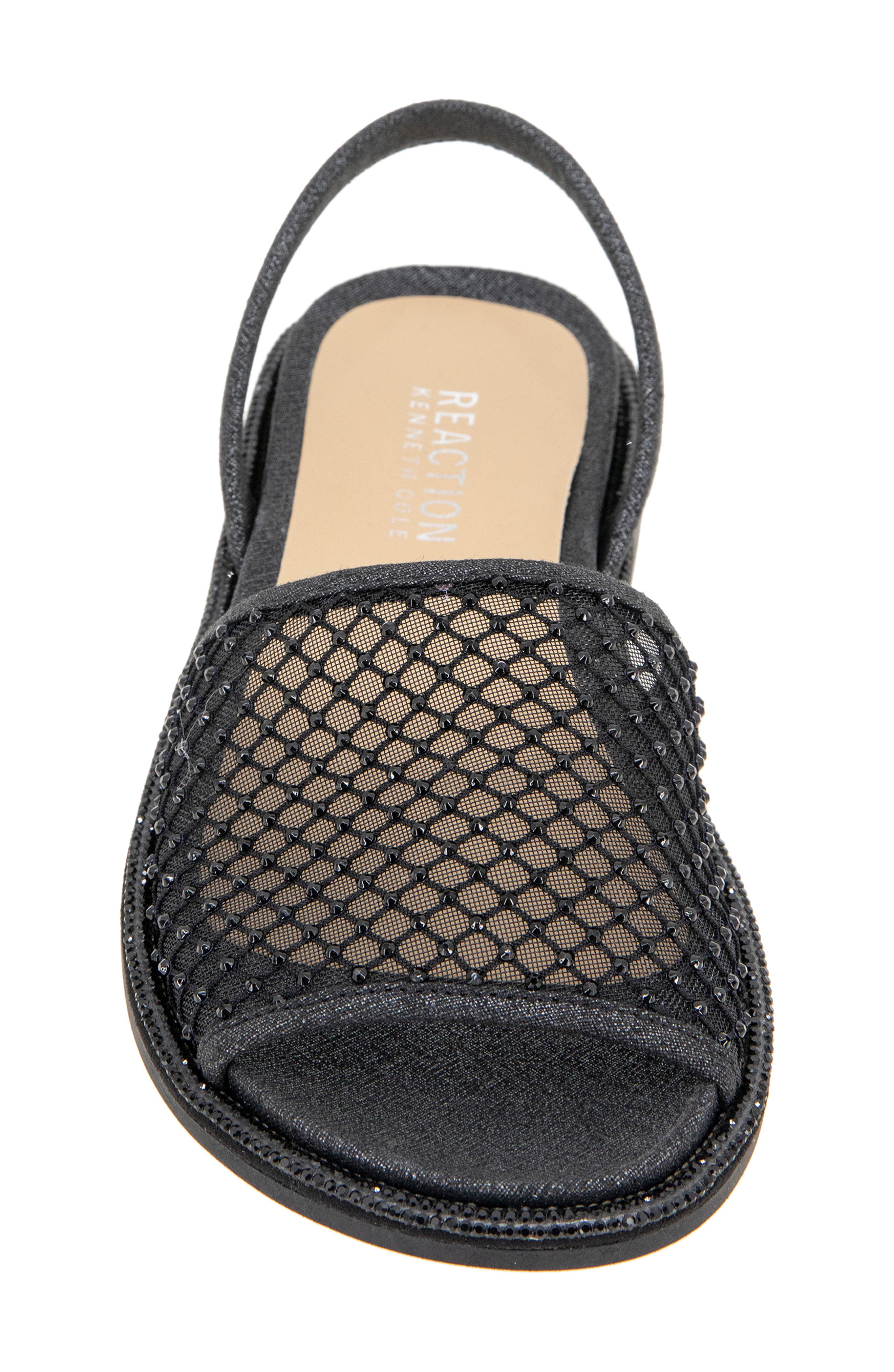 Reaction Kenneth Cole Saavi Rhinestone Mesh Sandal, Alternate, color, 