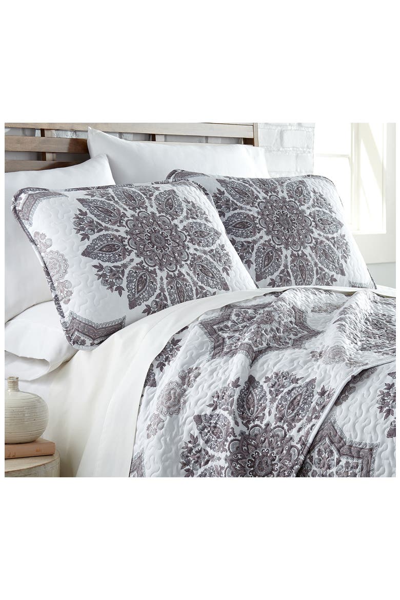Luxury Collection Quilt Set, Alternate, color, GREY