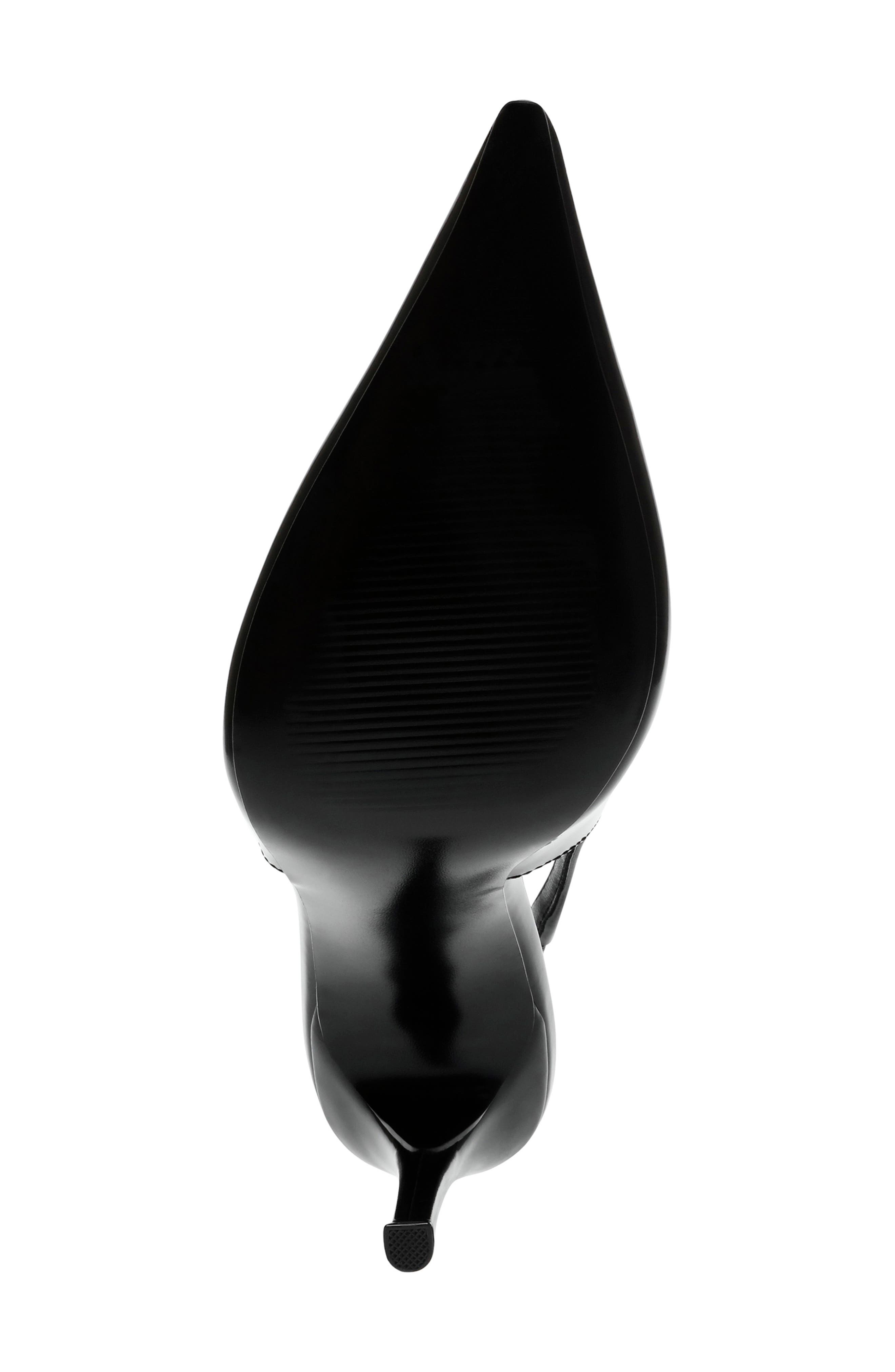 Steve Madden Reyes Pointed Toe Slingback Sandal, Alternate, color, Black Box