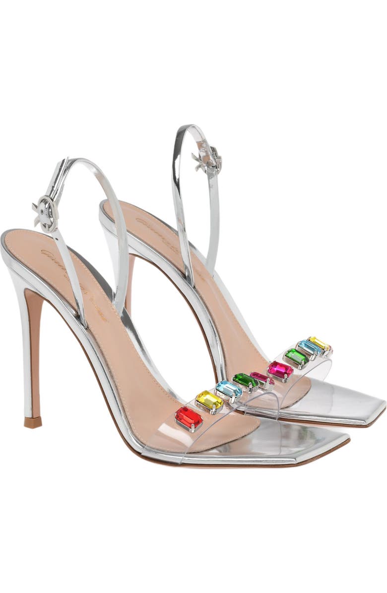 Gianvito Rossi Ribbon Candy Sandal, Alternate, color,