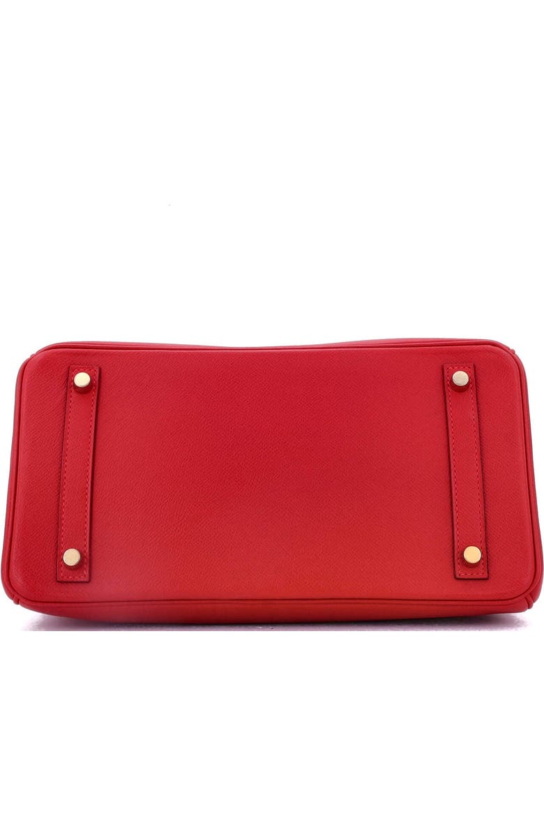 Pre-Owned Hermes Birkin Handbag Red Epsom with Gold Hardware 30, Alternate, color, Rouge Casaque