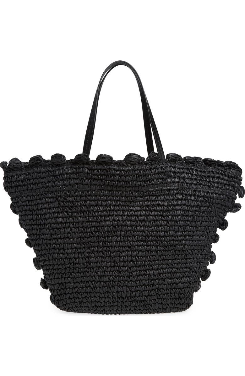 BTB Los Angeles Leah Straw Tote, Main, color,