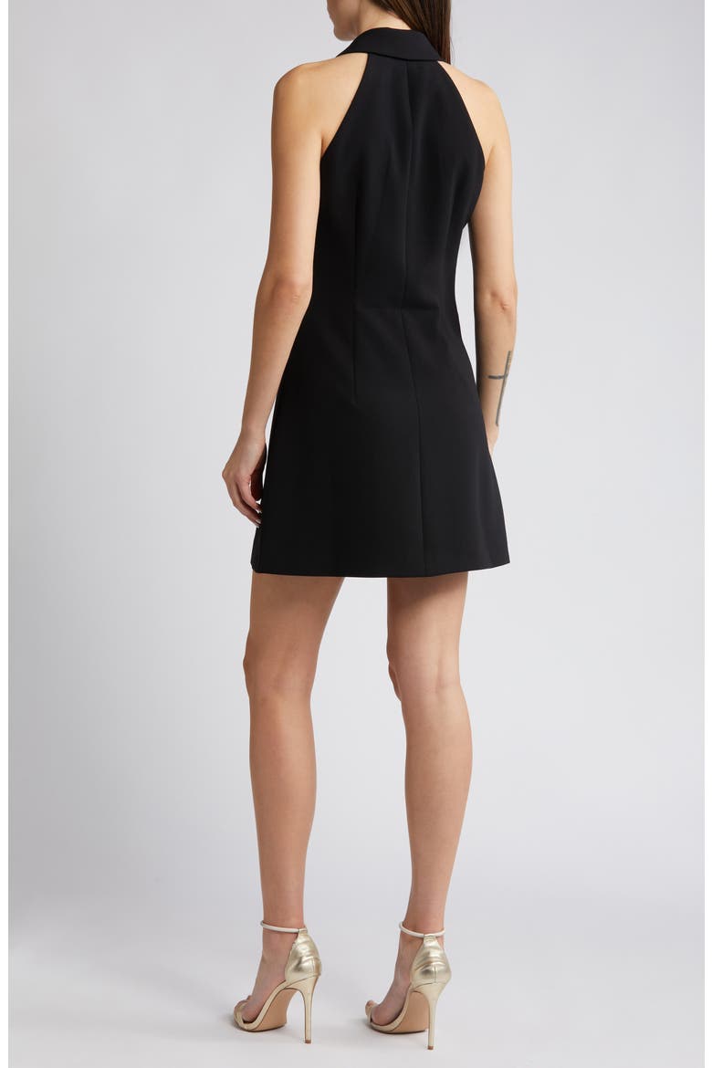 Whisper Sleeveless Blazer Minidress, Alternate, color, BLACKOUT