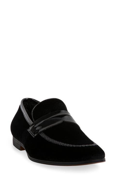 Crescent Velvet Penny Loafer (Men)