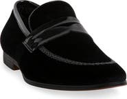 Steve Madden Crescent Velvet Penny Loafer