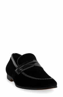 Steve Madden Crescent Velvet Penny Loafer