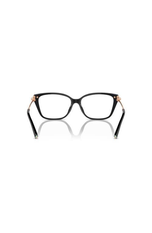 Tiffany & Co . 55mm Rectangle Optical Glasses In Black