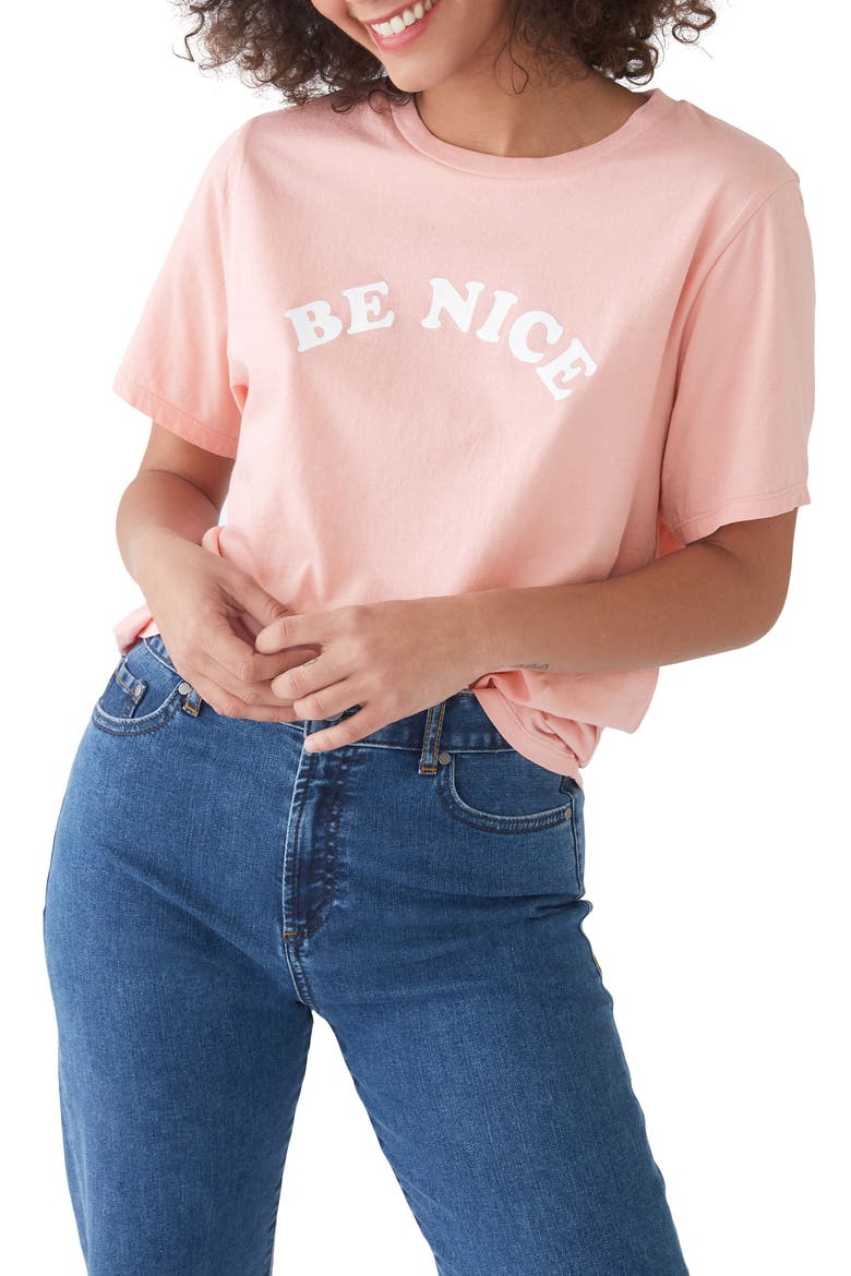 Be Nice Classic Tee, Main, color, CAMEO PINK