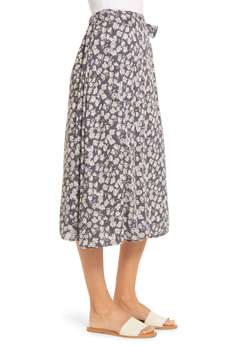 Caslon<sup>®</sup> Faux Wrap Midi Skirt, Alternate, color, 