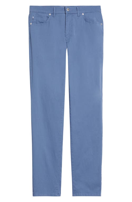 Brax Cadiz Marathon Cotton Stretch Twill Straight Leg Pants In Storm