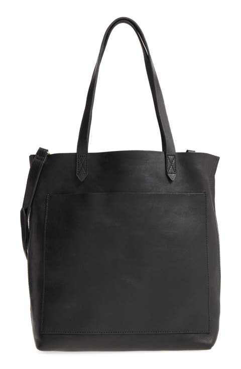 Medium Leather Transport Tote