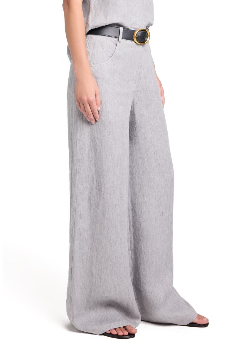 Dillon Wide Leg Pants, Alternate, color, LIGHT HEATHER GREY