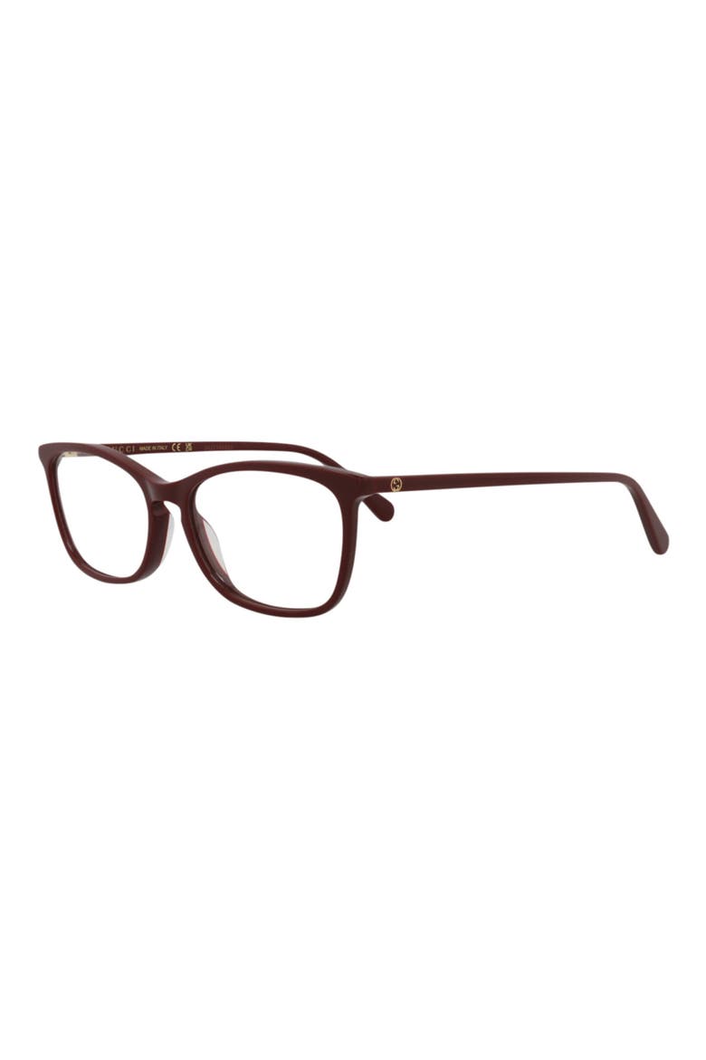 53mm Cat Eye Optical Glasses, Alternate, color, BURGUNDY BURGUNDY TRANSPARENT