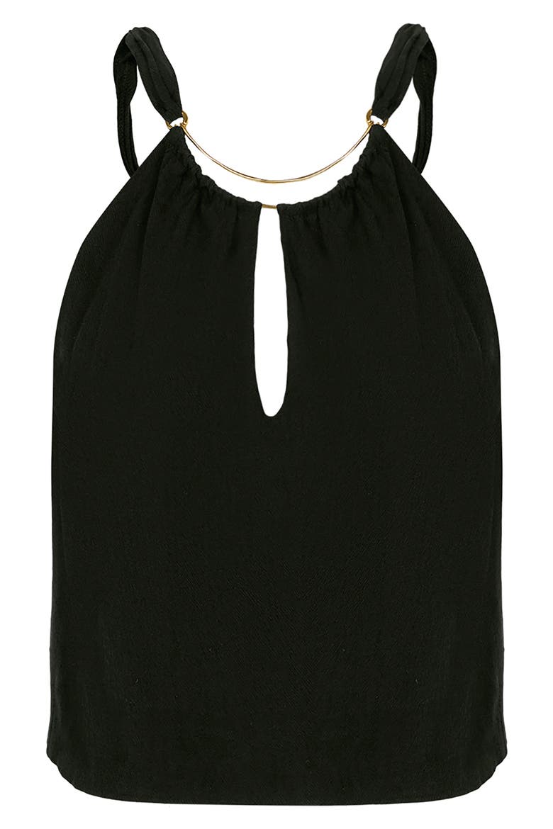 Solid Joy Cover-Up Top, Alternate, color, BLACK