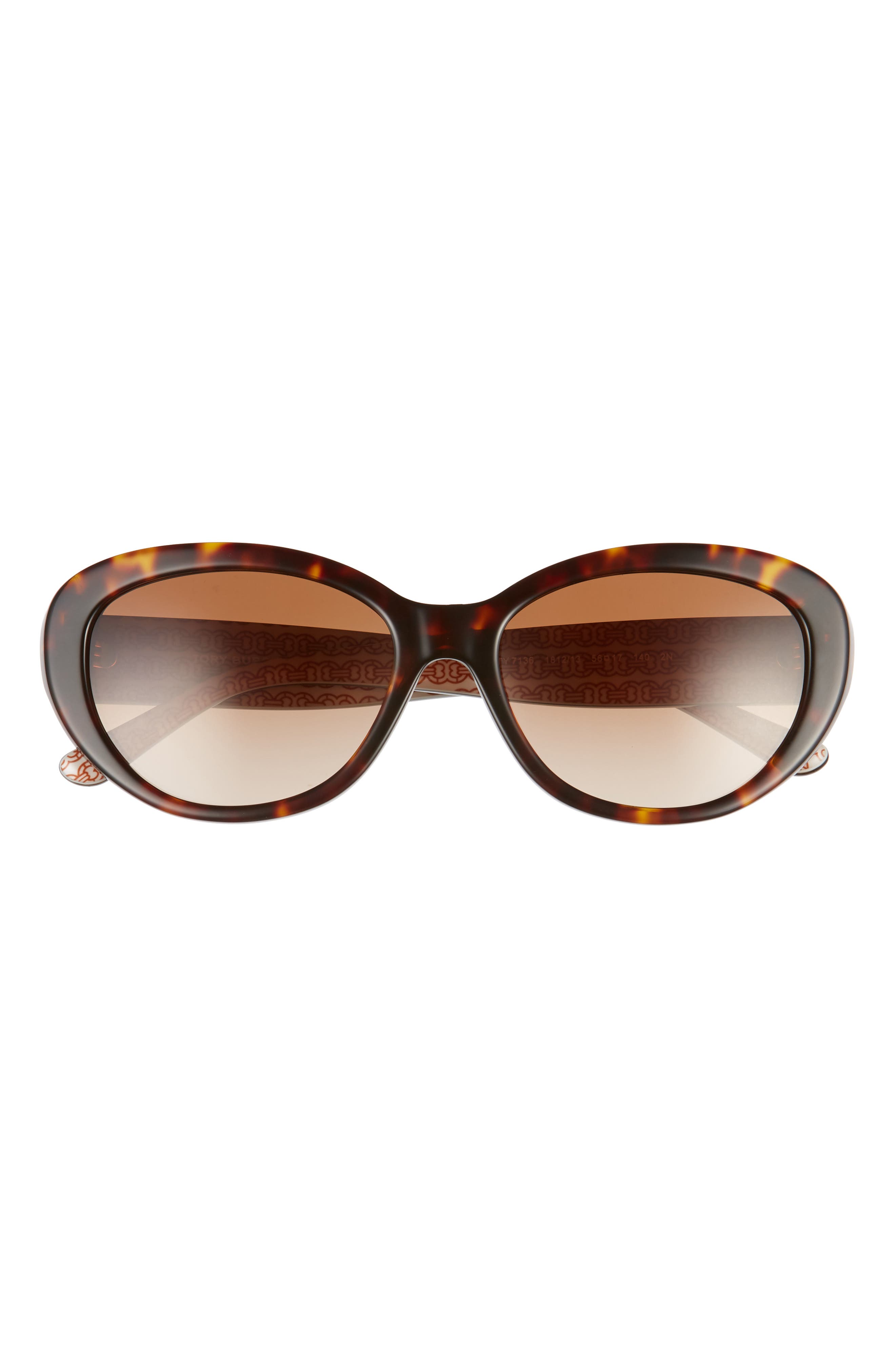 Tory Burch 56mm Gradient Cat Eye Sunglasses